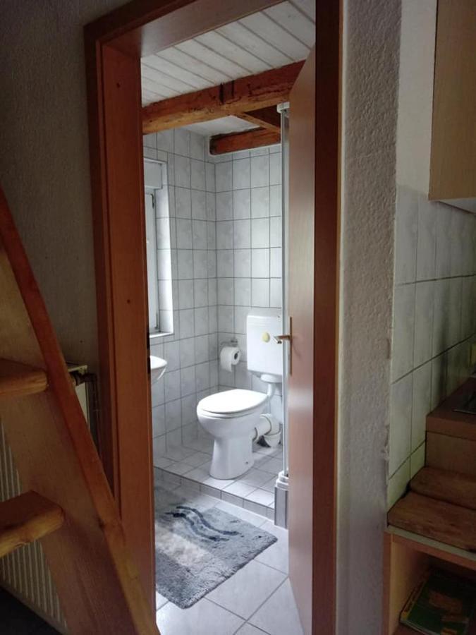 25Qm Grosses Ferienhaeuschen " Der Hengstall" Auf Unserem Reiterhof Birkenbeul Luaran gambar