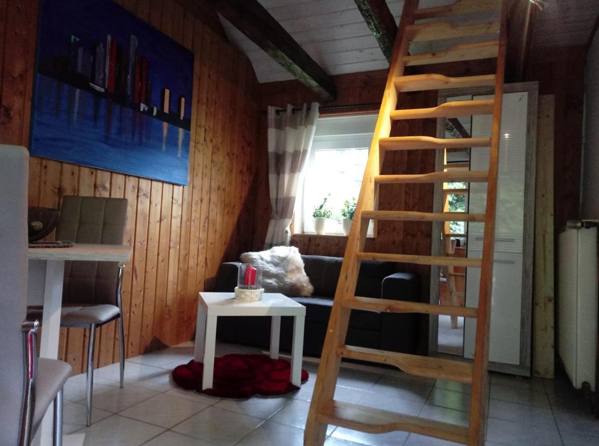 25Qm Grosses Ferienhaeuschen " Der Hengstall" Auf Unserem Reiterhof Birkenbeul Luaran gambar